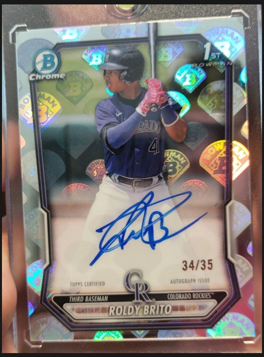(2026/05/16) Roldy Brito /35 Auto 2026 Topps Bowman Baseball