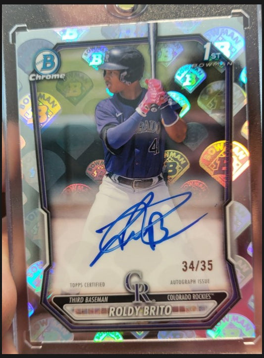 (2026/05/16) Roldy Brito /35 Auto 2026 Topps Bowman Baseball