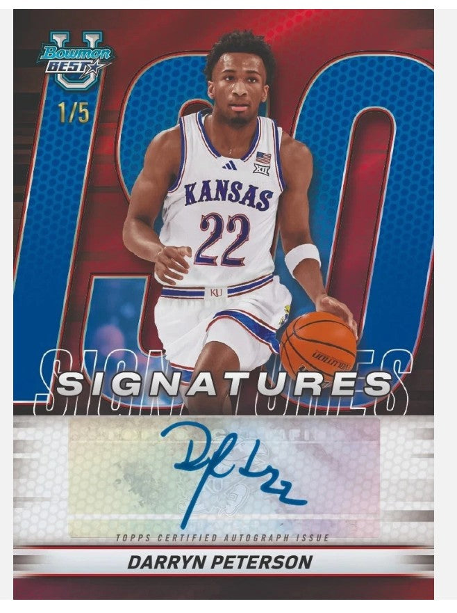 2025-26 Bowman University Best Basketball Hobby Box