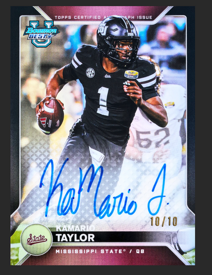 2026 Topps Bowman University Best Football Hobby 12-Box Case