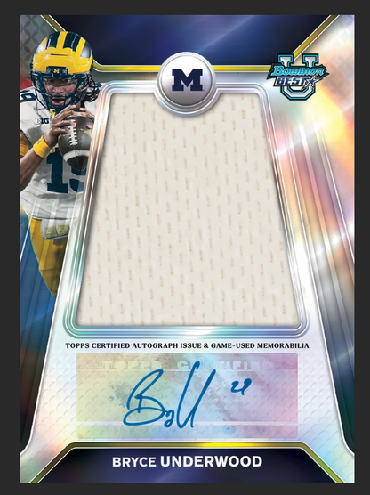 2026 Topps Bowman University Best Football Hobby 12-Box Case