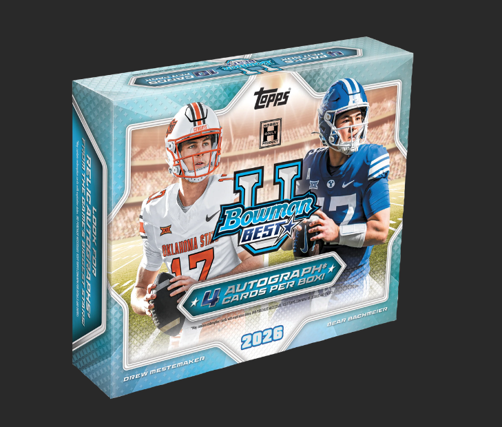 2026 Topps Bowman University Best Football Hobby 12-Box Case