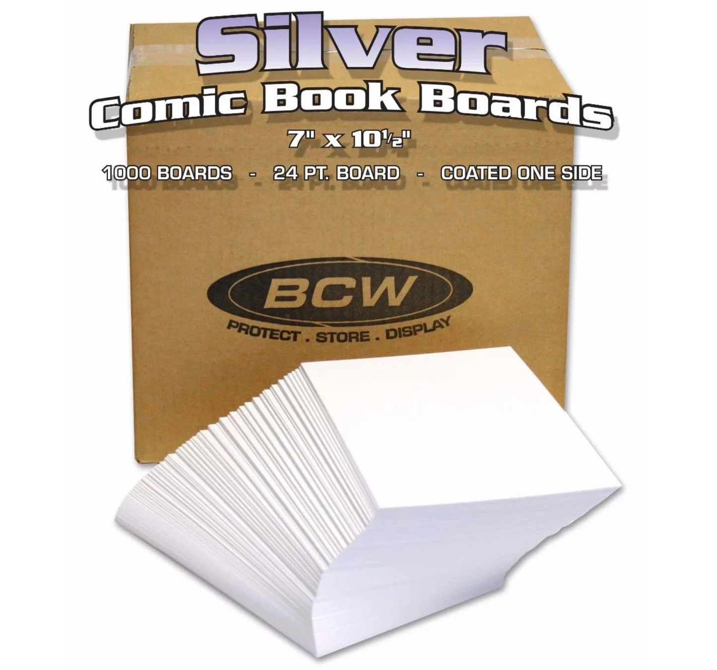 BCW Bulk Silver Comic Backing Boards