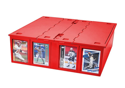 BCW Collectible Card Bin Plastic Red (3200 count)