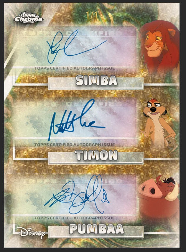 2026 Topps Chrome Disney Hobby Box