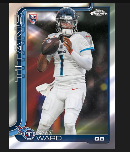 Topps Chrome NFL Football Mega Box (2026)