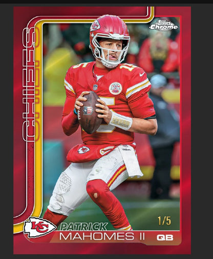 Topps Chrome NFL Football Mega Box (2026)