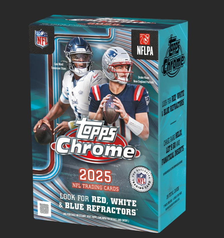 Topps Chrome NFL Football Value Box (2026)