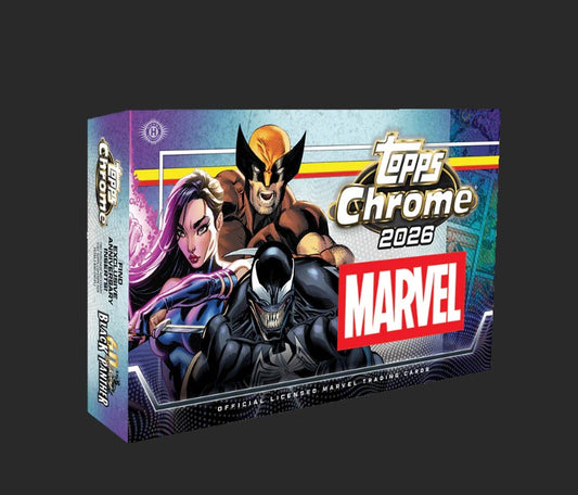 Topps Chrome Marvel Hobby Box (2026)