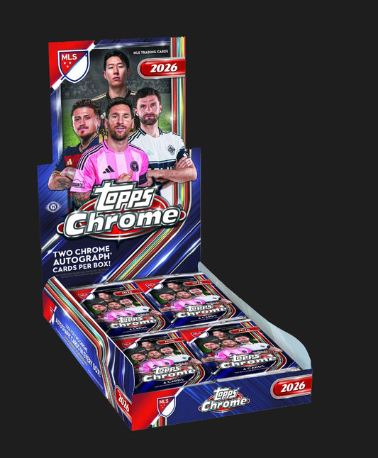 2026 Topps Chrome MLS Soccer Hobby Box