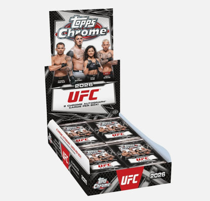 Topps Chrome UFC Hobby 12-Box Case (2026)