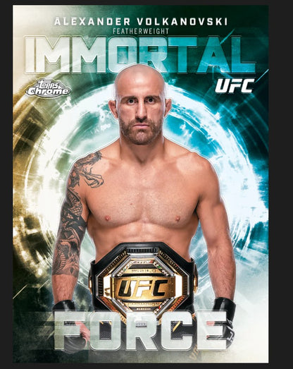 Topps Chrome UFC Hobby 12-Box Case (2026)