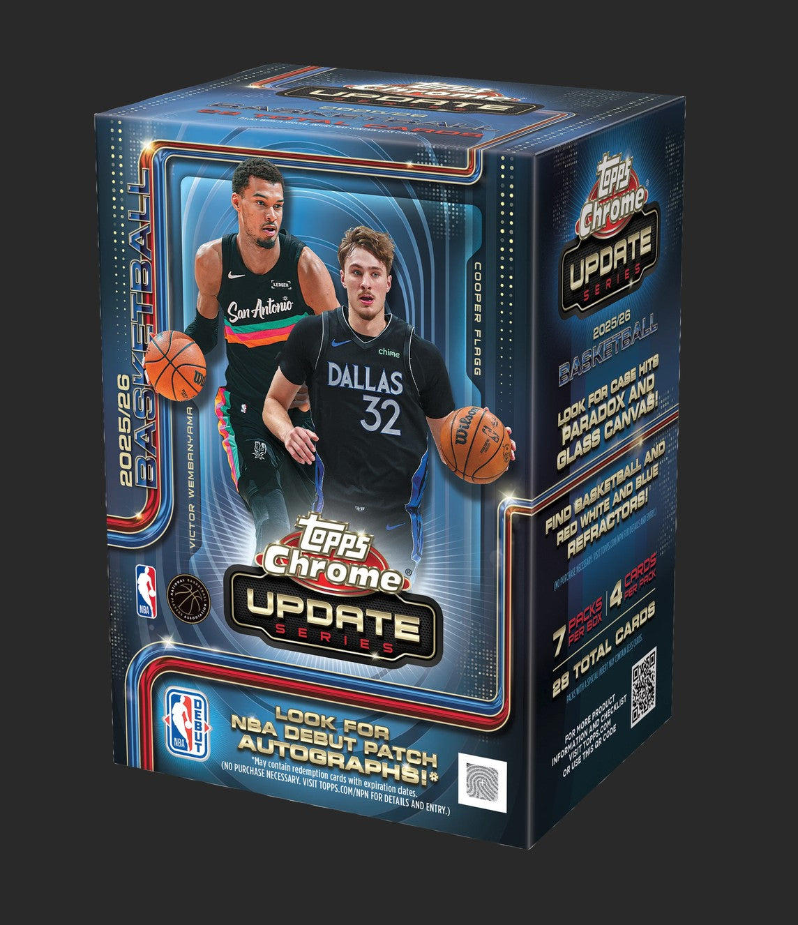 2026 Topps Chrome Update Series Basketball Value Box