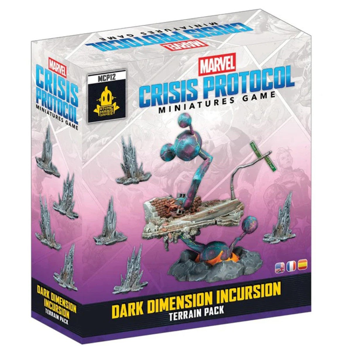 Marvel Crisis Protocol Dark Dimension Incursion Terrain Pack Box (MCP12)