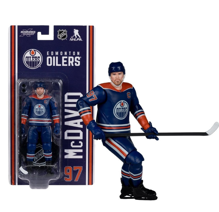 NHL SportsPicks Edmonton Oilers Connor McDavid 6" Articulated Figure