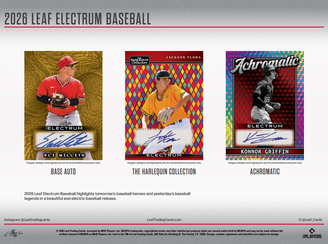 2026 Leaf Electrum Baseball SUPER MEGA Box