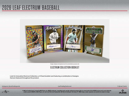 2026 Leaf Electrum Baseball SUPER MEGA Box
