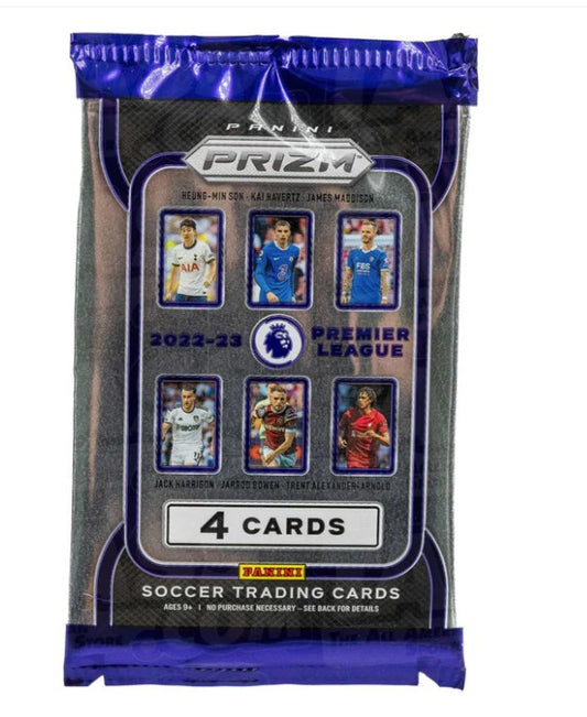 2022-2023 Panini Prizm Premier League Soccer Retail Pack (1 Pack - 4 cards)