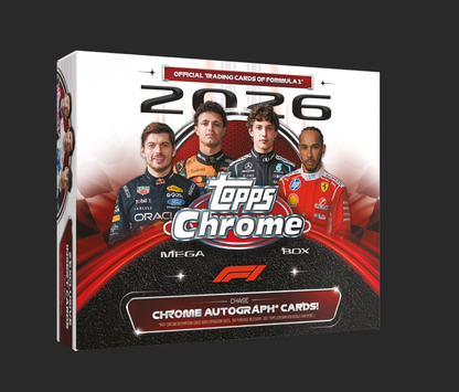 2026 Topps Chrome Formula 1 Mega Box