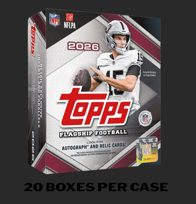 2026 Topps Flagship Football Mega 20-Box Case