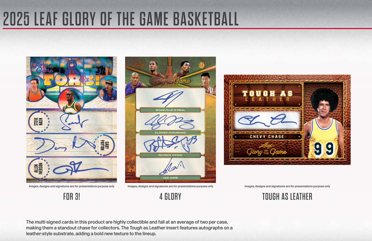 2025 Leaf Glory of the Game Basketball Hobby 10-Box Presale (3/27/2026