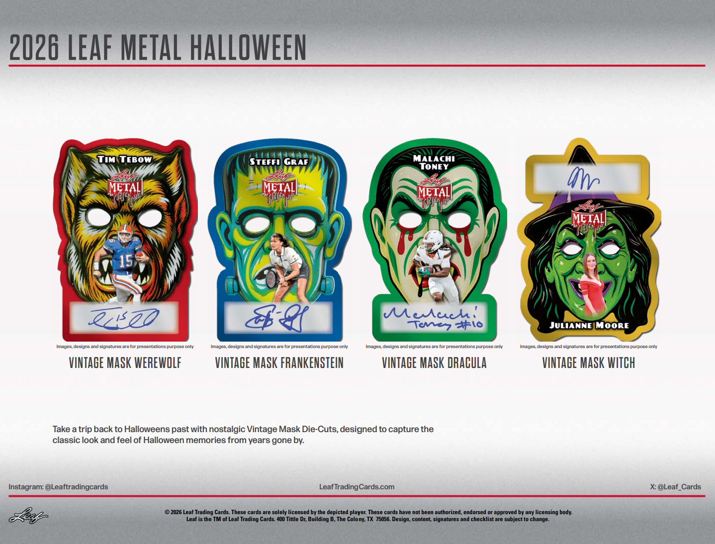 2026 Leaf Metal Halloween Hobby 10-Box Case