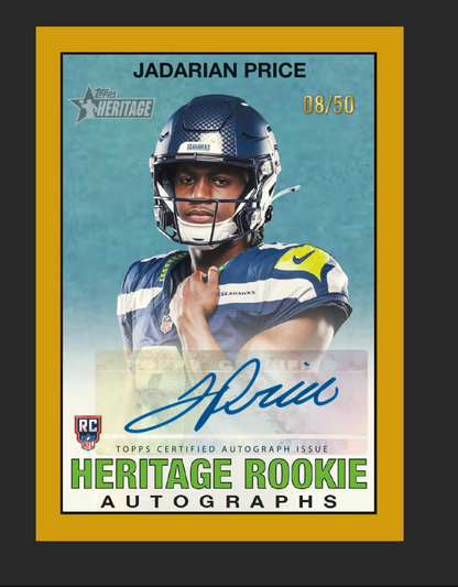 2026 Topps Heritage Football Mega 20-Box Case