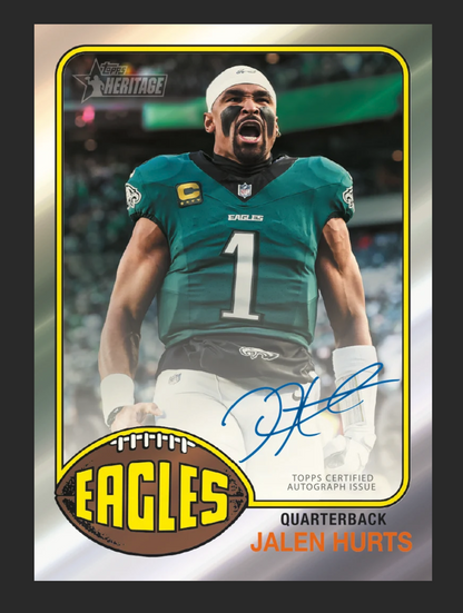 2026 Topps Heritage Football Mega 20-Box Case