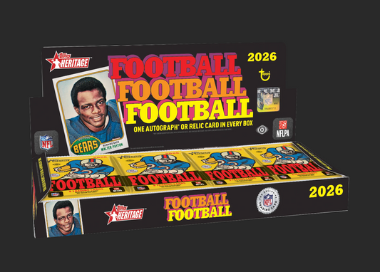 2026 Topps Heritage Football Hobby Box