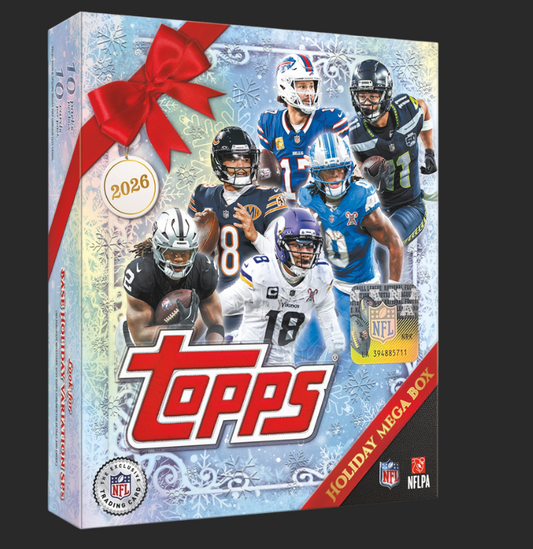 2026 Topps Holiday Football Mega Box