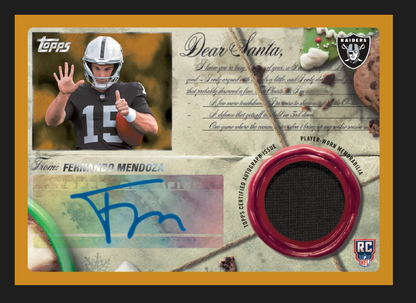 2026 Topps Holiday Football Mega 20-Box Case