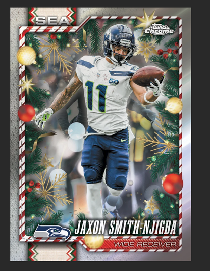 2026 Topps Holiday Football Mega 20-Box Case