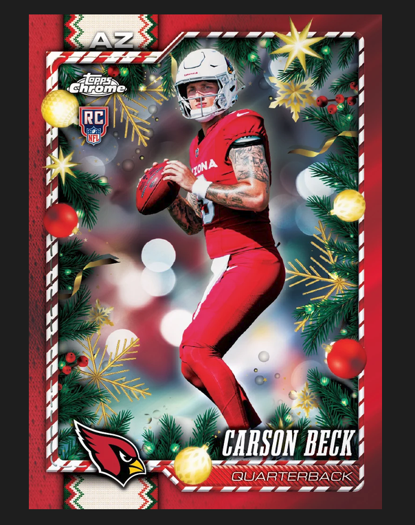 2026 Topps Holiday Football Mega 20-Box Case