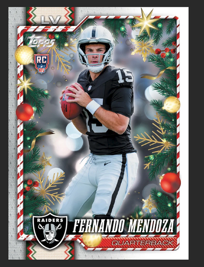 2026 Topps Holiday Football Mega 20-Box Case
