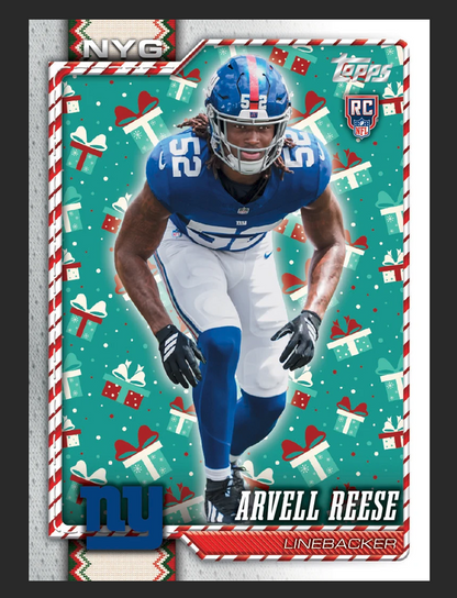 2026 Topps Holiday Football Mega 20-Box Case