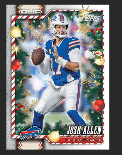 2026 Topps Holiday Football Mega 20-Box Case