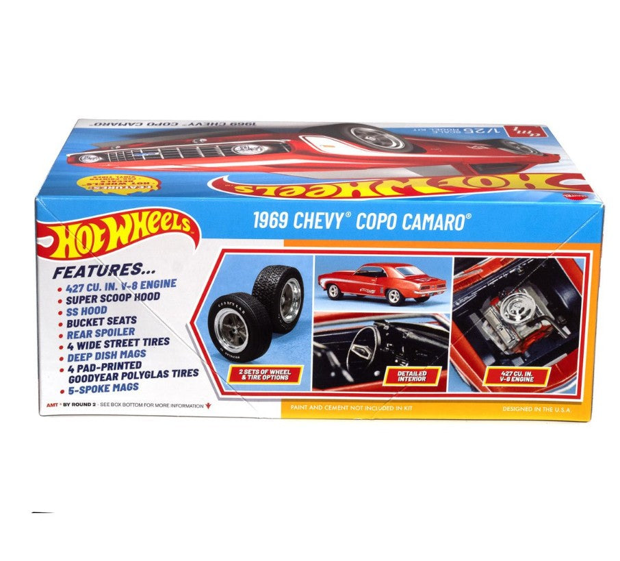 Hot Wheels 1969 Chevy Camaro COPO 1:25 Scale Model Kit