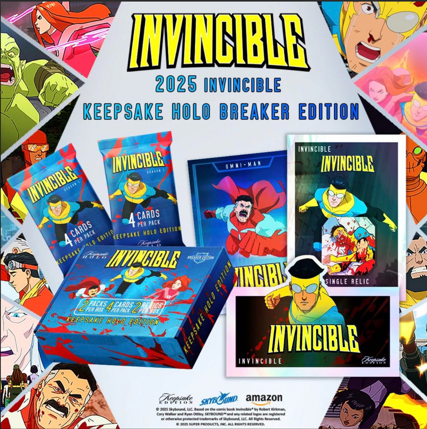 2025 Keepsake Invincible Season 1 Holo Breaker Box Presale (Ships 12/17/2025)