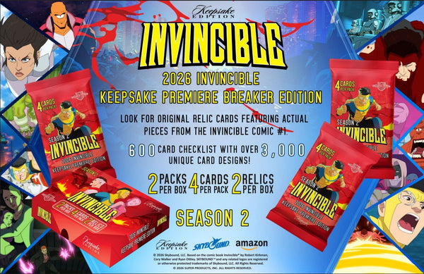 Invincible Season 2 Keepsake Premiere Edition Breaker 10-Box Case
