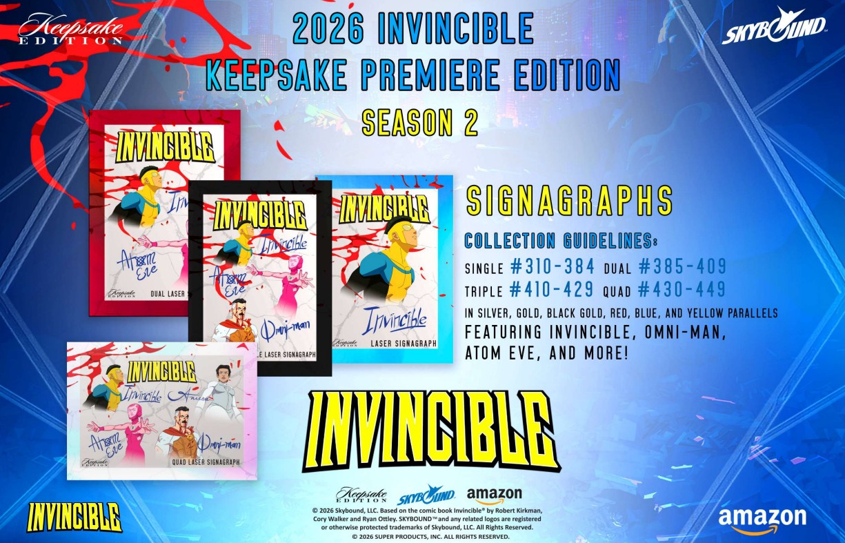 Invincible Season 2 Keepsake Premiere Edition Breaker Box (2026)