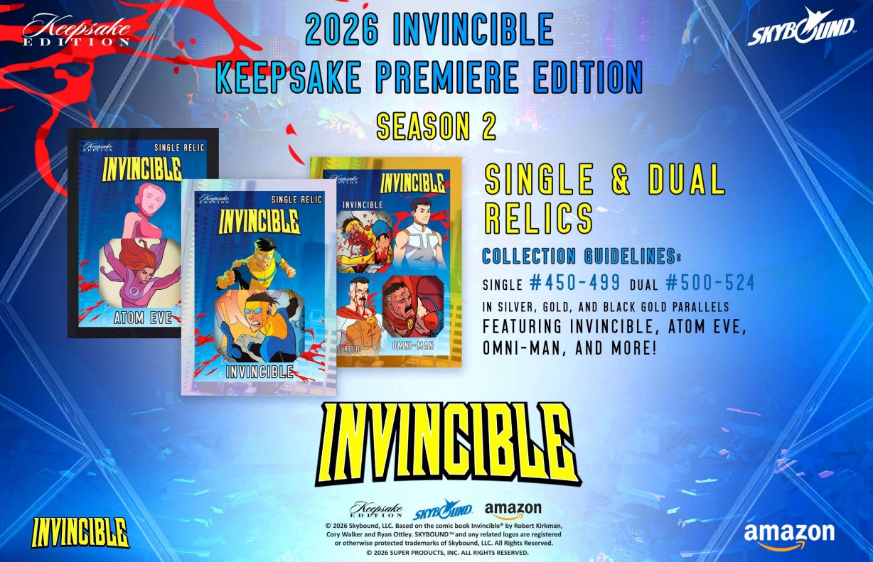 Invincible Season 2 Keepsake Premiere Edition Breaker Box (2026)