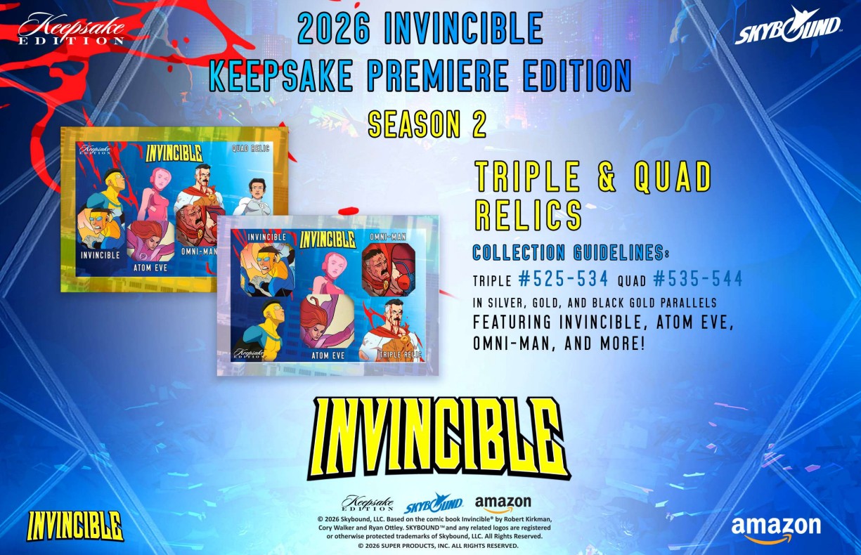 Invincible Season 2 Keepsake Premiere Edition Breaker Box (2026)
