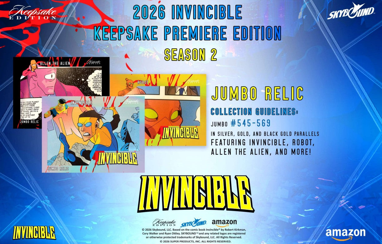 Invincible Season 2 Keepsake Premiere Edition Breaker Box (2026)