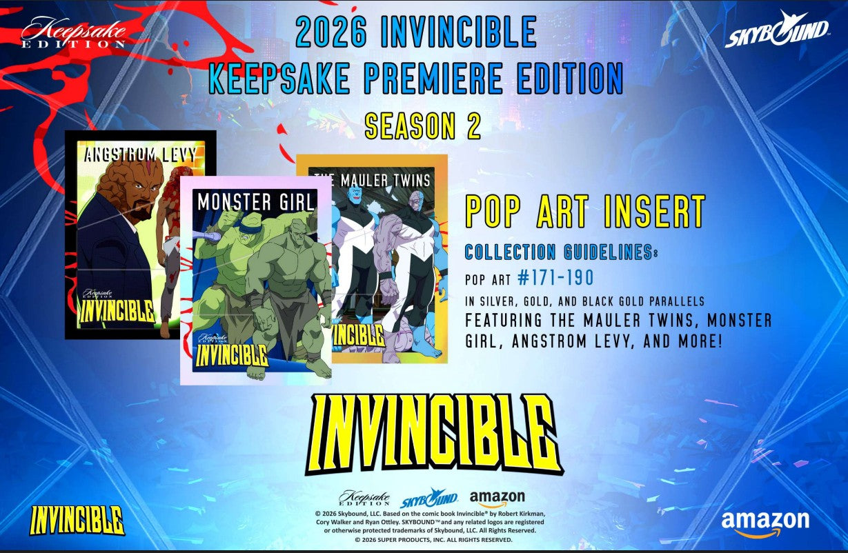 Invincible Season 2 Keepsake Premiere Edition Breaker Box (2026)