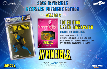 2026 Invincible Season 2 Keepsake Premiere Hobby 10-Box Case