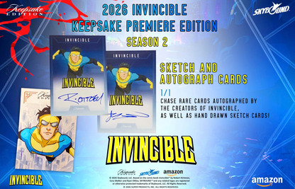 2026 Invincible Season 2 Keepsake Premiere Hobby 10-Box Case