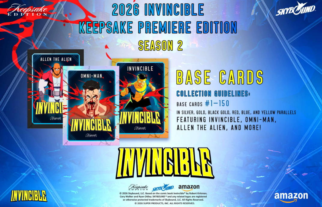 2026 Invincible Season 2 Keepsake Premiere Hobby 10-Box Case