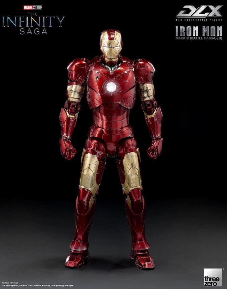 Marvel Infinity Saga Iron Man Mark 3 (Battle Damaged) DLX Figure