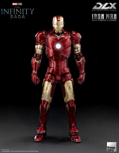 Marvel Infinity Saga Iron Man Mark 3 (Battle Damaged) DLX Figure