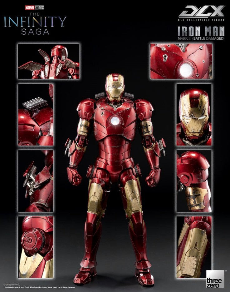 Marvel Infinity Saga Iron Man Mark 3 (Battle Damaged) DLX Figure